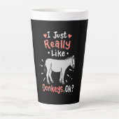 Ich mag wirklich Donkeys Milchtasse (Vorderseite)