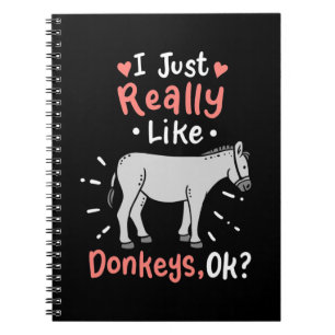 Ich mag wirklich Donkeys Notizblock