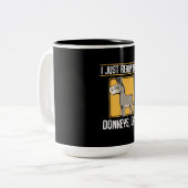 Ich mag wirklich Donkeys Zweifarbige Tasse (Vorderseite Links)