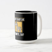 Ich mag wirklich Donkeys Zweifarbige Tasse (VorderseiteRechts)