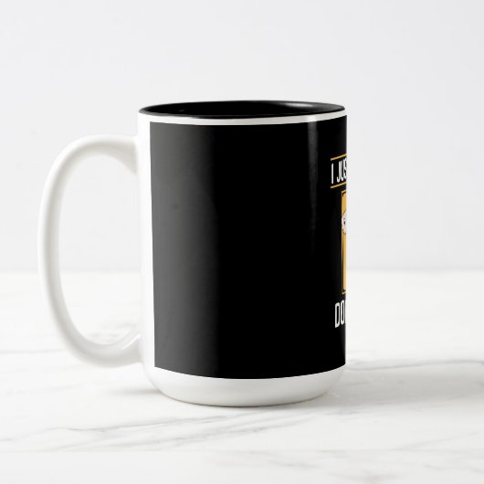 Ich mag wirklich Donkeys Zweifarbige Tasse (Links)