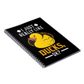 Ich mag wirklich Enten Notizblock (Rechte Seite)