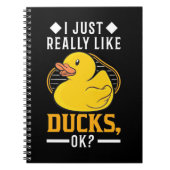 Ich mag wirklich Enten Notizblock (Vorderseite)