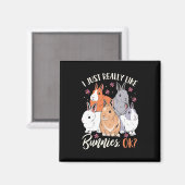 Ich mag wirklich Kaninchen Magnet (Vorderseite/Rückseite)