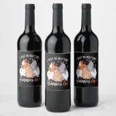 Ich mag wirklich Kaninchen Weinetikett (Flaschen)