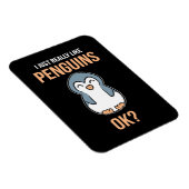 Ich mag wirklich Pinguin Magnet (Rechte Seite)