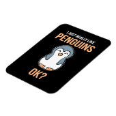 Ich mag wirklich Pinguin Magnet (Linke Seite)