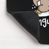 Ich mag wirklich Pinguine, ok Mousepad (Ecke)