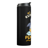 Ich mag wirklich Pinguine Thermosbecher (Nach links gedreht)