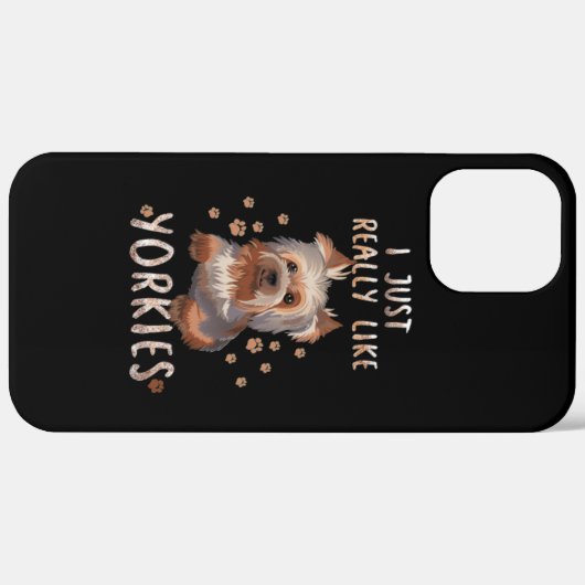 Ich mag Yorkies wirklich Case-Mate iPhone Hülle (Hinten (horizontal))