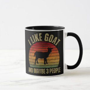 ICH MAG ZIEGE UND VIELLEICHT 3 PERSONEN TASSE