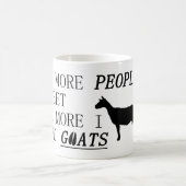 Ich mag Ziegen mehr Kaffeetasse (Mittel)