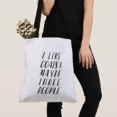 Ich mag Ziegen - Tasche (Von Nahem)