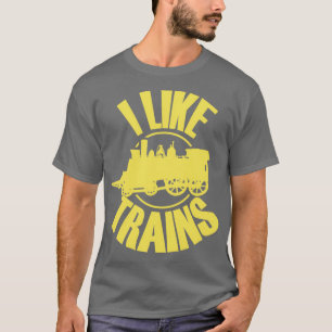 Ich mag Züge 3 T-Shirt
