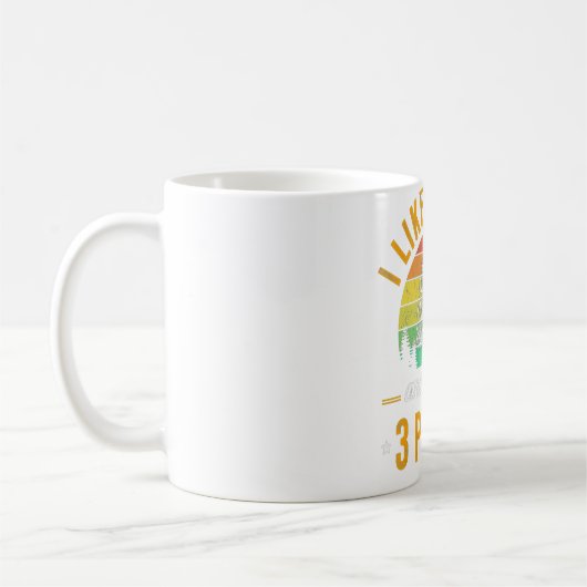 Ich mag Züge und vielleicht 3 Personen Geschenk fü Kaffeetasse (Links)