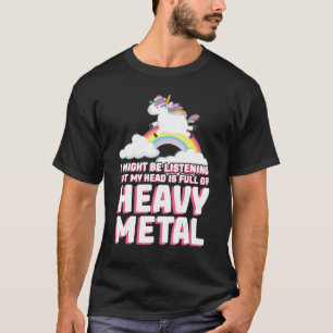 Ich mag zuhören, aber Heavy Metal Musik Festival T-Shirt