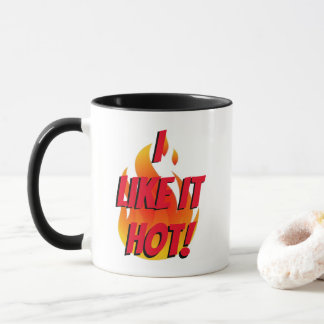 "Ich mag's heiß!"  Tasse