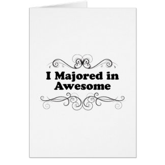 Ich Majored in fantastischem