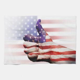 Ich "MAKE" Amerika Handtuch