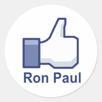 ICH MAKE RON PAUL RUNDER AUFKLEBER
