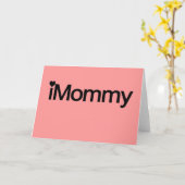 Ich Mama, Niedliche Mütter Tagesgeschenke Karte (Gelbe Blume)