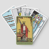 Ich manifestiere Überfluss | Magician Tarot Card Spielkarten (Rückseite)