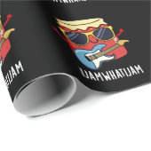 Ich marschiere, was ich Jam Funny Music Food Puff Geschenkpapier (Rolleneckpunkt)