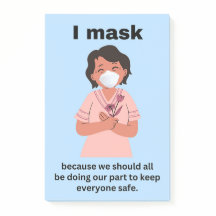 Ich maskiere, weil wir alle...