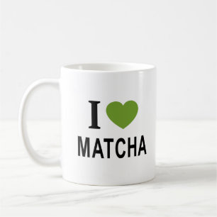 Ich ❤️ MATCHA Ich liebe MATCHA Ich mag MATCHA KAFF Kaffeetasse