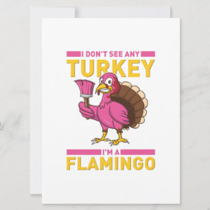 Ich meere keine Türkei, die ich ein Flamingo-Ernte Save The Date