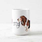 Ich  mein Basset-Hund Kaffeetasse (Mittel)