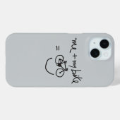 Ich & mein Fahrrad = Glück Case-Mate iPhone Hülle (Rückseite (Horizontal))
