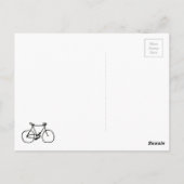Ich & mein Fahrrad = Glück Postkarte (Rückseite)