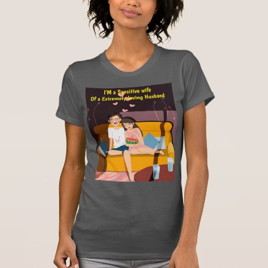 Ich & mein sehr liebender Mann T-Shirt (Vorderseite)