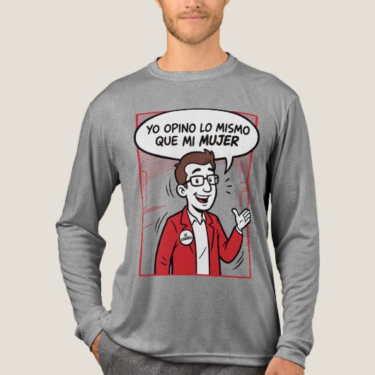 Ich meine das Gleiche Tri-Blend Shirt (Vorderseite)