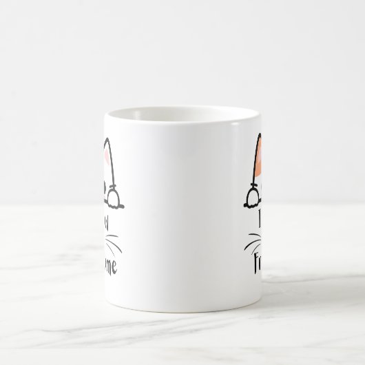 Ich meine Freizeit - Funny Cat Lover Kaffeetasse (Mittel)