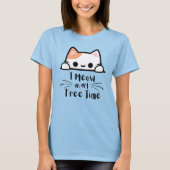 Ich meine Freizeit - Funny Cat Lover T-Shirt (Vorderseite)