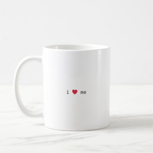 Ich ❤️ meine minimale Kaffeetasse  (Links)