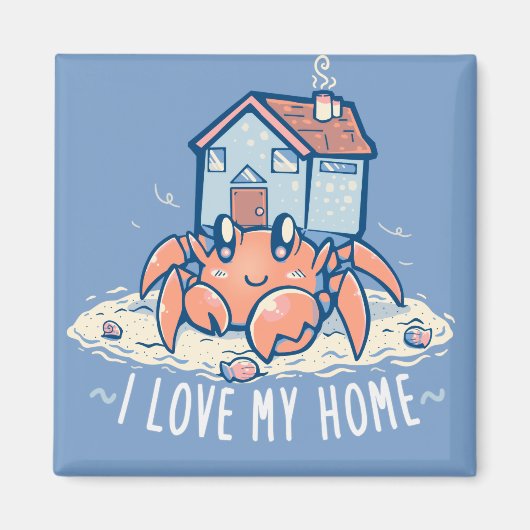 Ich meine Zuhause Magnet (Vorne)