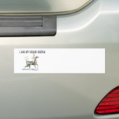 Ich  meinen Frischhund Autoaufkleber (Auf Auto)