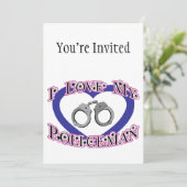 Ich meinen Polizisten Einladung (Stehend Vorderseite)