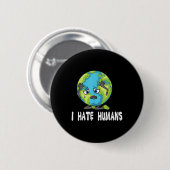 Ich Menschen Umwelt Erde Planet Umgebung Button (Vorne & Hinten)