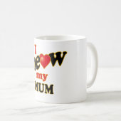 Ich Meow meine Mama Kaffeetasse (VorderseiteRechts)