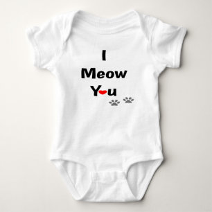 Ich Miau Dir Katzen Valentinstag Feline Leidenscha Baby Strampler