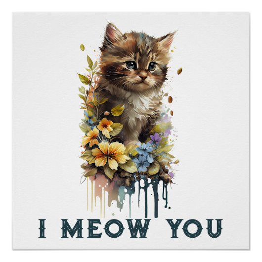 Ich Miau Dir Kitty Poster (Vorderseite)