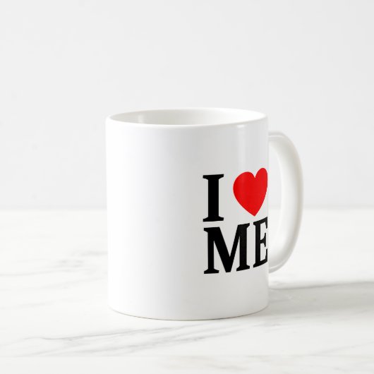 Ich ❤️ MICH, ICH LIEBE MICH, ICH HABE TASSE (VorderseiteRechts)