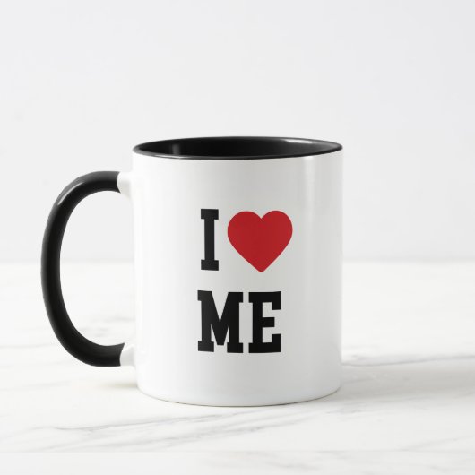 Ich ❤️ mich — Süße Selbstliebe Tasse (Links)