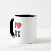 Ich ❤️ mich — Süße Selbstliebe Tasse (Vorderseite Links)