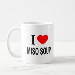 ICH ❤️ MISO SOUP I LIEBE MISO SOUP I HEART MISO SO KAFFEETASSE