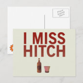 Ich Miss Hitch (dunkel auf hell) Postkarte (Vorne/Hinten)